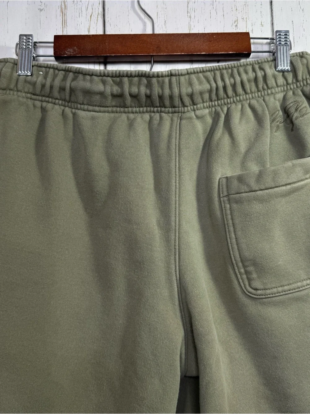 Jordan Olive Green Fleece Sweat Shorts Size M Athletic Lounge Casual Workout